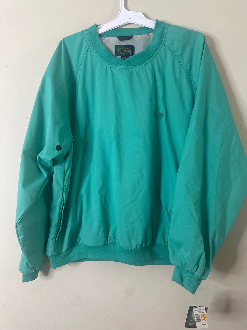 teal Fairway Sport pullover windbreaker XL 10